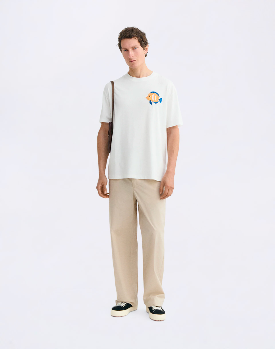 Thinking MU Thinking Mu Payaso Patch Aaron Tee WHITE M