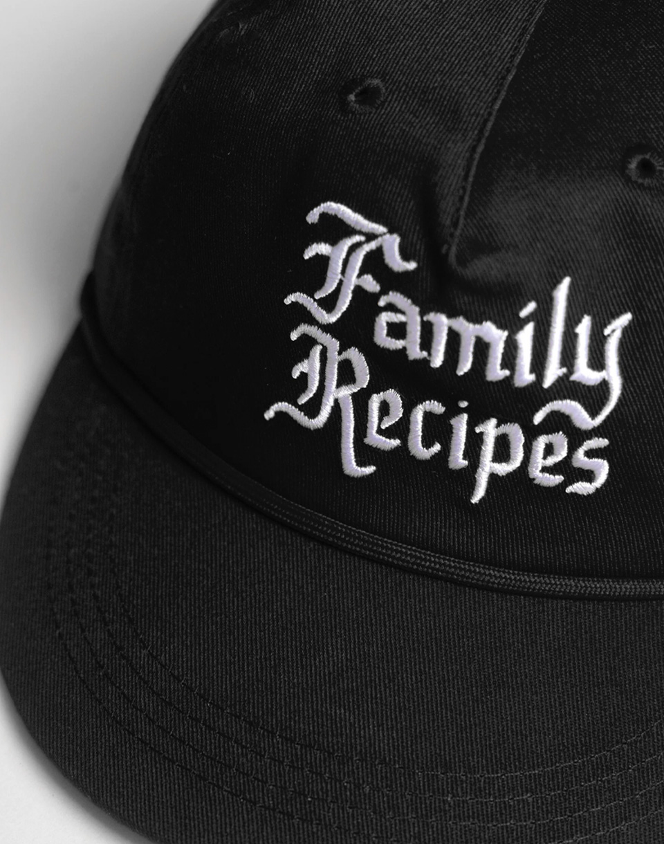 Service Works Family Recipes Cap BLACK