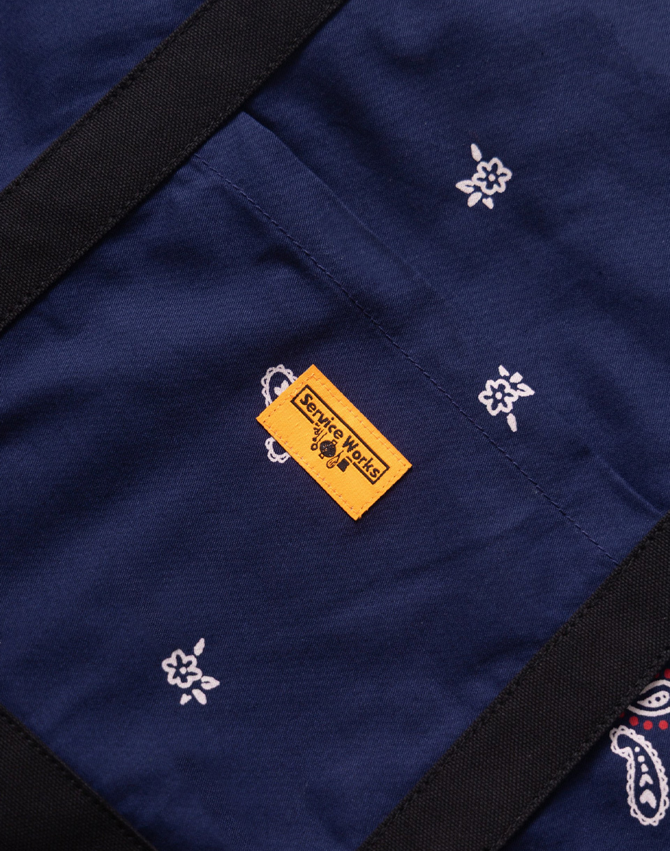 Service Works Paisley Tote ROYAL
