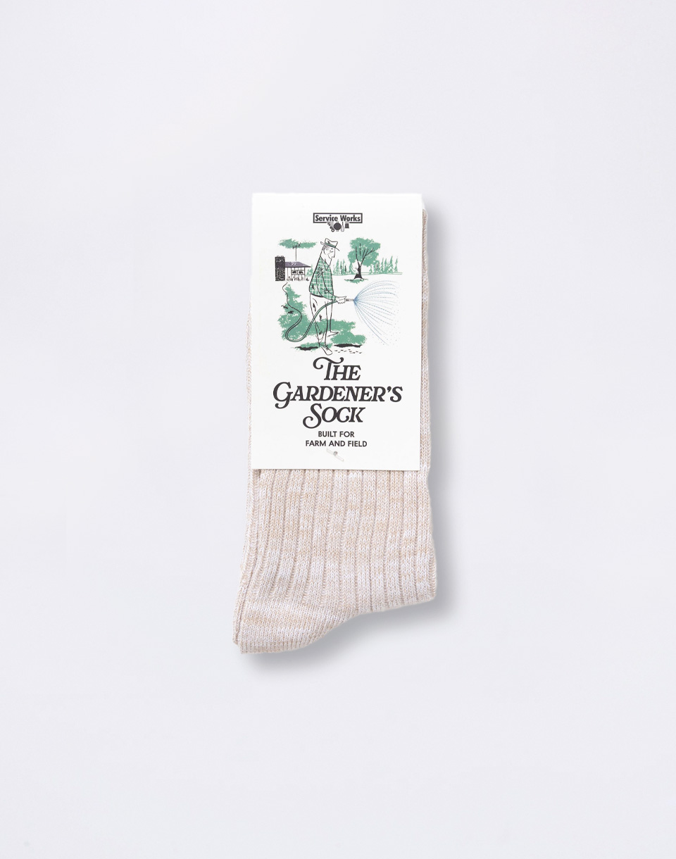 Service Works The Gardener's Socks OFF WHITE
