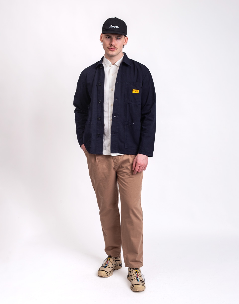 Service Works Twill Chore Shirt DARK NAVY M