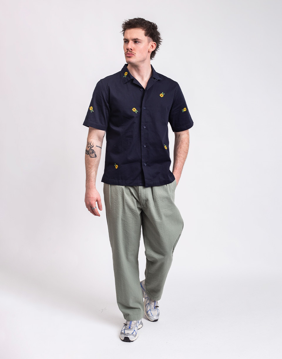 Service Works Cross Stitch Shirt DARK NAVY M