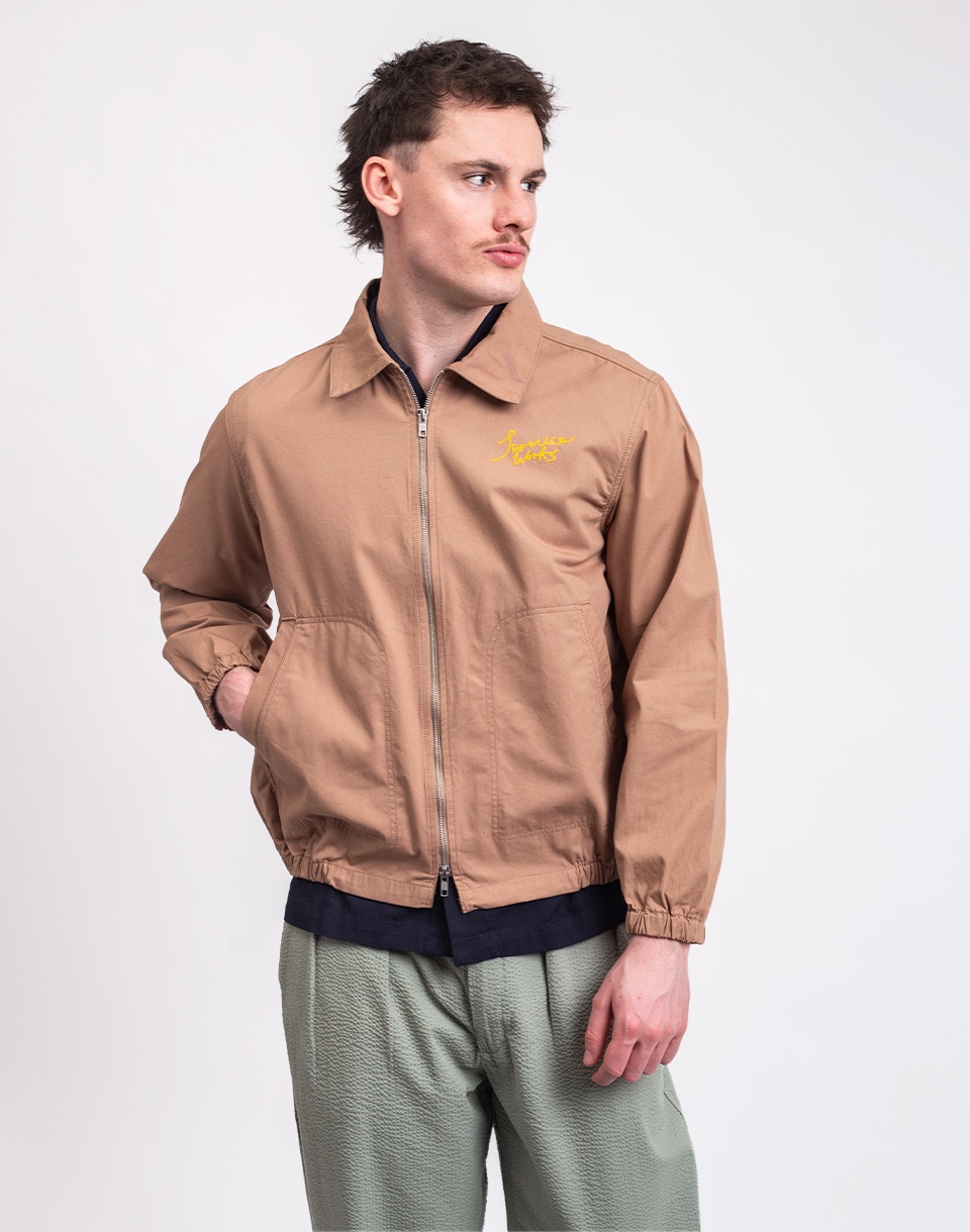 Service Works Twill Work Jacket MUSHROOM M