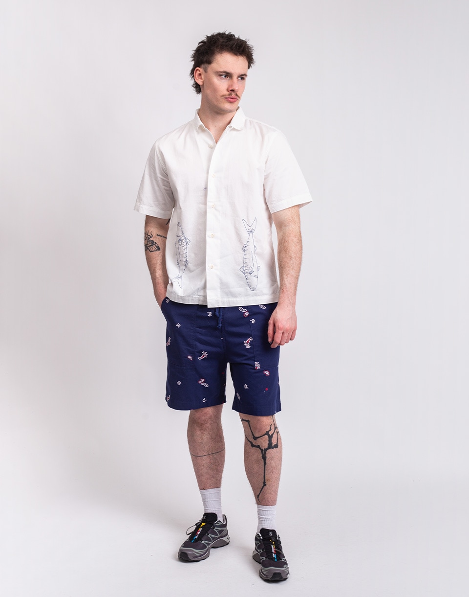 Service Works Mackerel Shirt OFF WHITE L