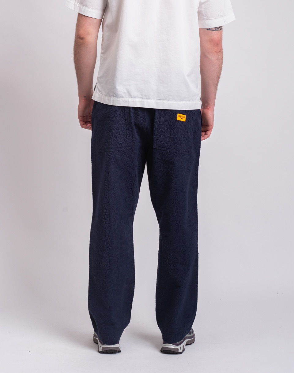 Service Works Seersucker Chef Pants DARK NAVY M