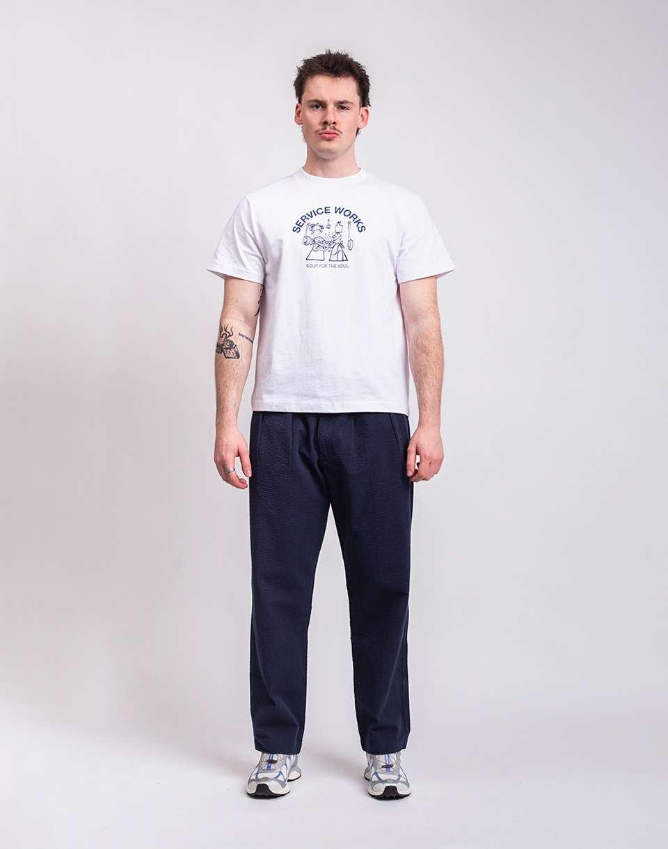 Service Works Seersucker Part Timer Pants DARK NAVY S