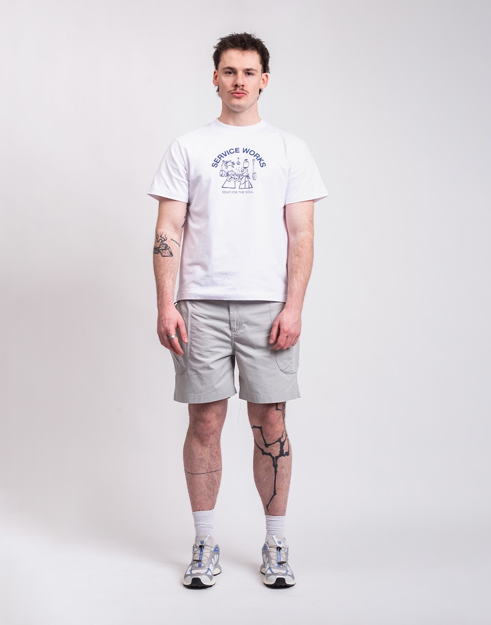 Service Works Gardener Shorts SILVER M