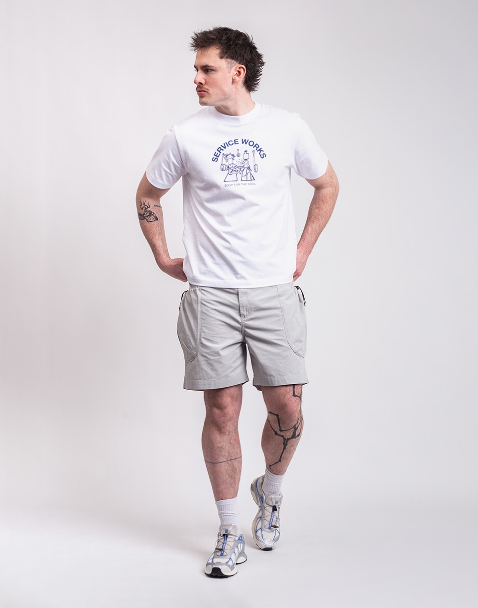 Service Works Gardener Shorts SILVER L