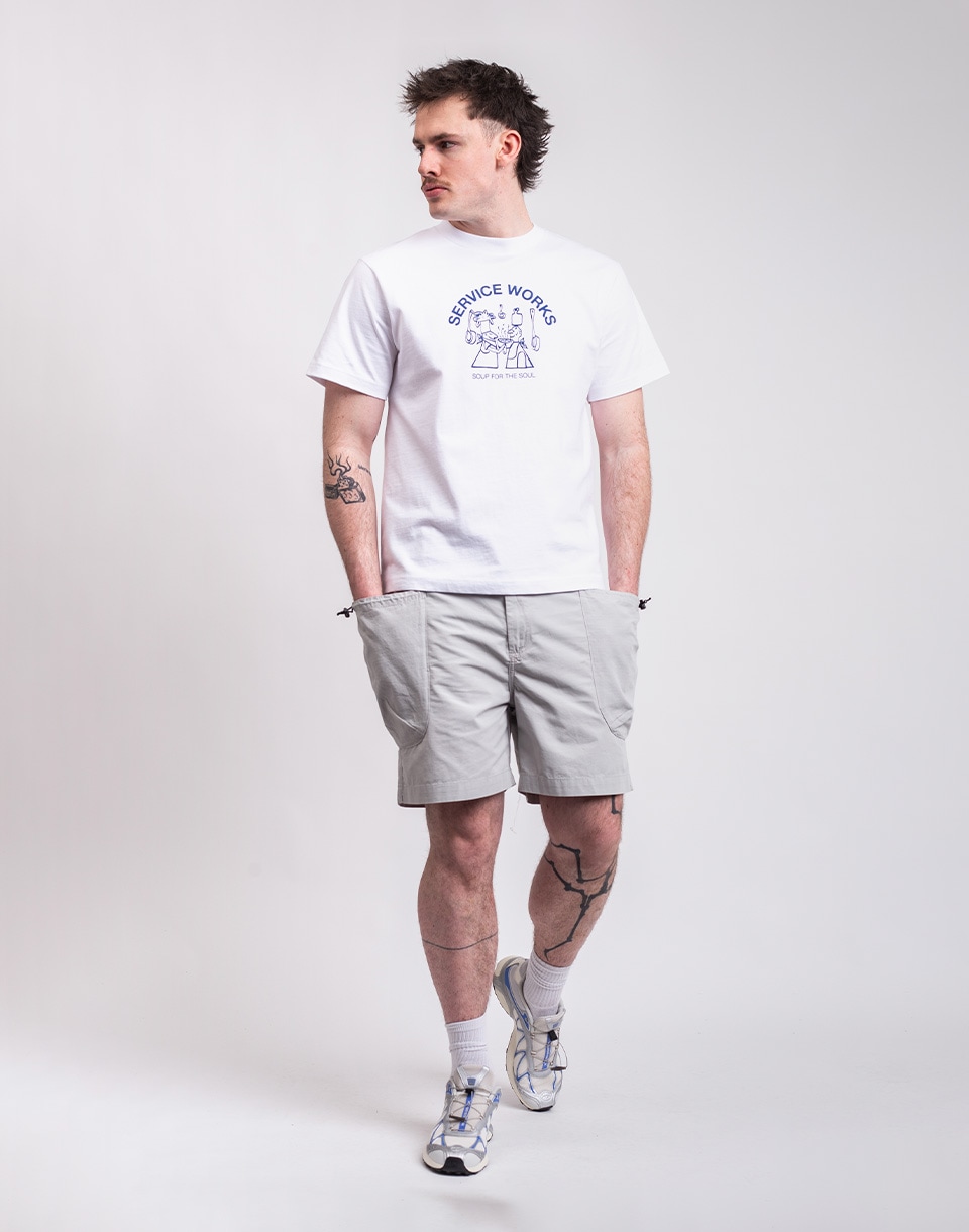 Service Works Gardener Shorts SILVER M