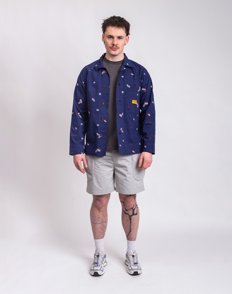 Service Works Paisley Front Of House Jacket ROYAL M