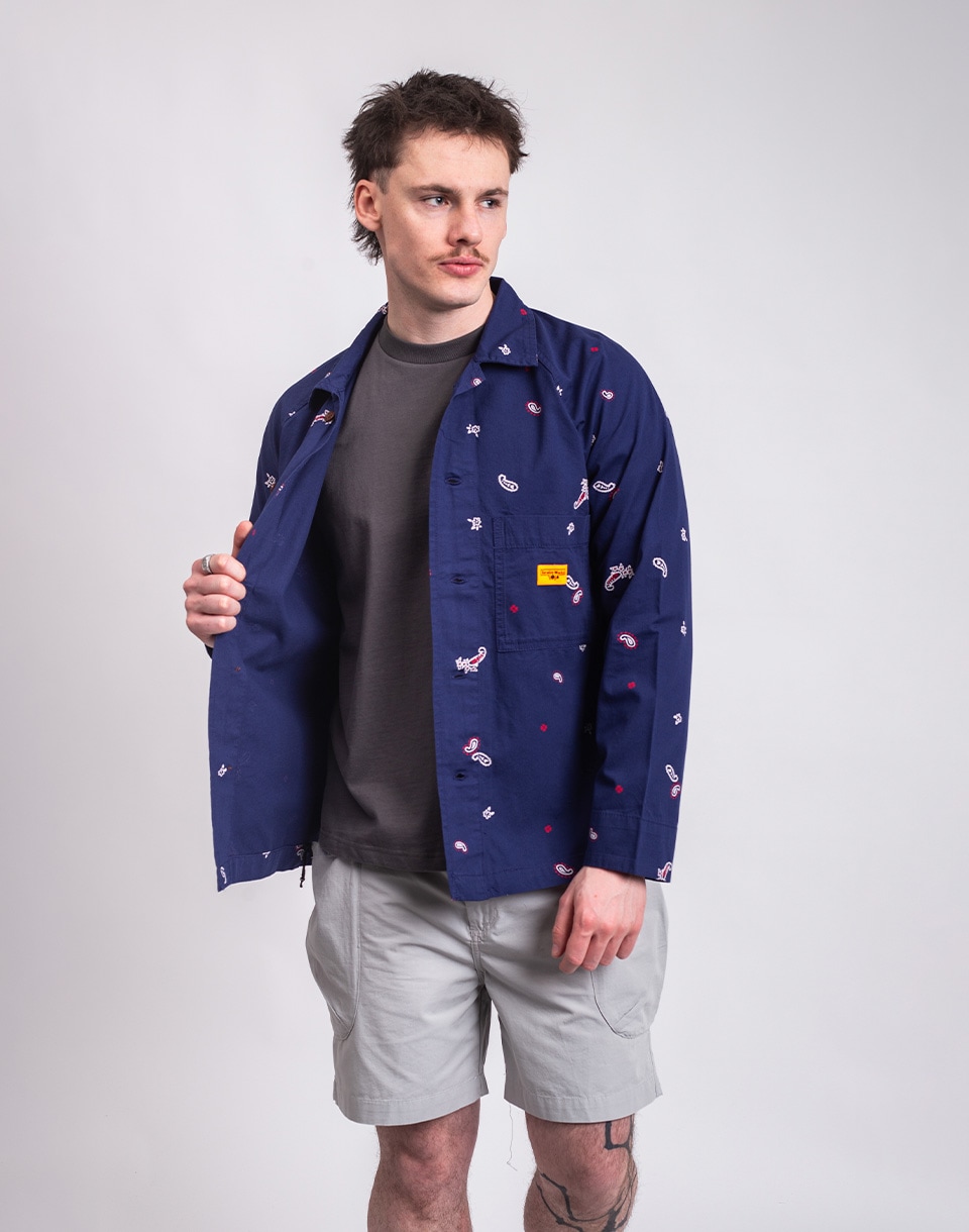 Service Works Paisley Front Of House Jacket ROYAL M
