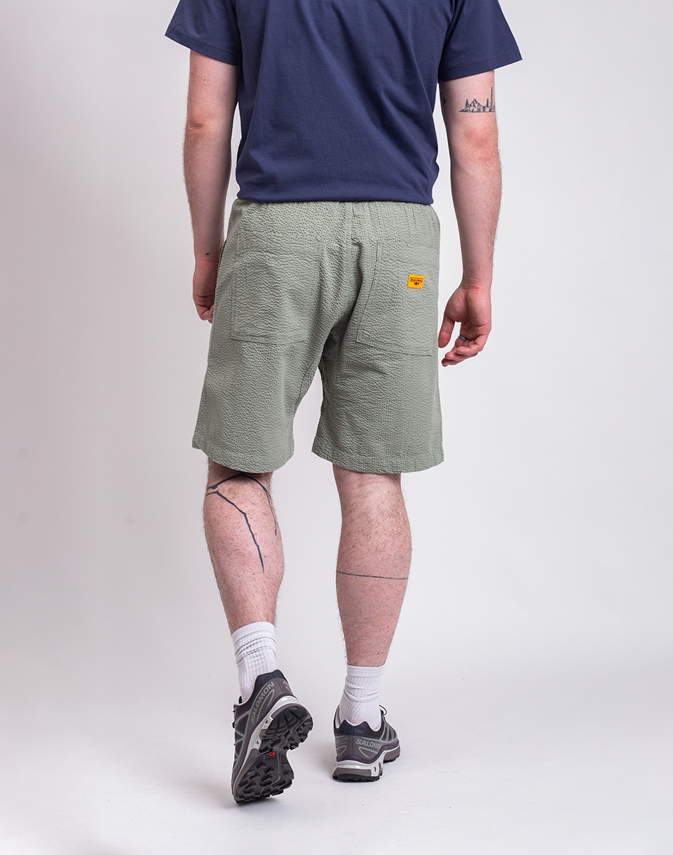 Service Works Seersucker Chef Shorts SAGE M