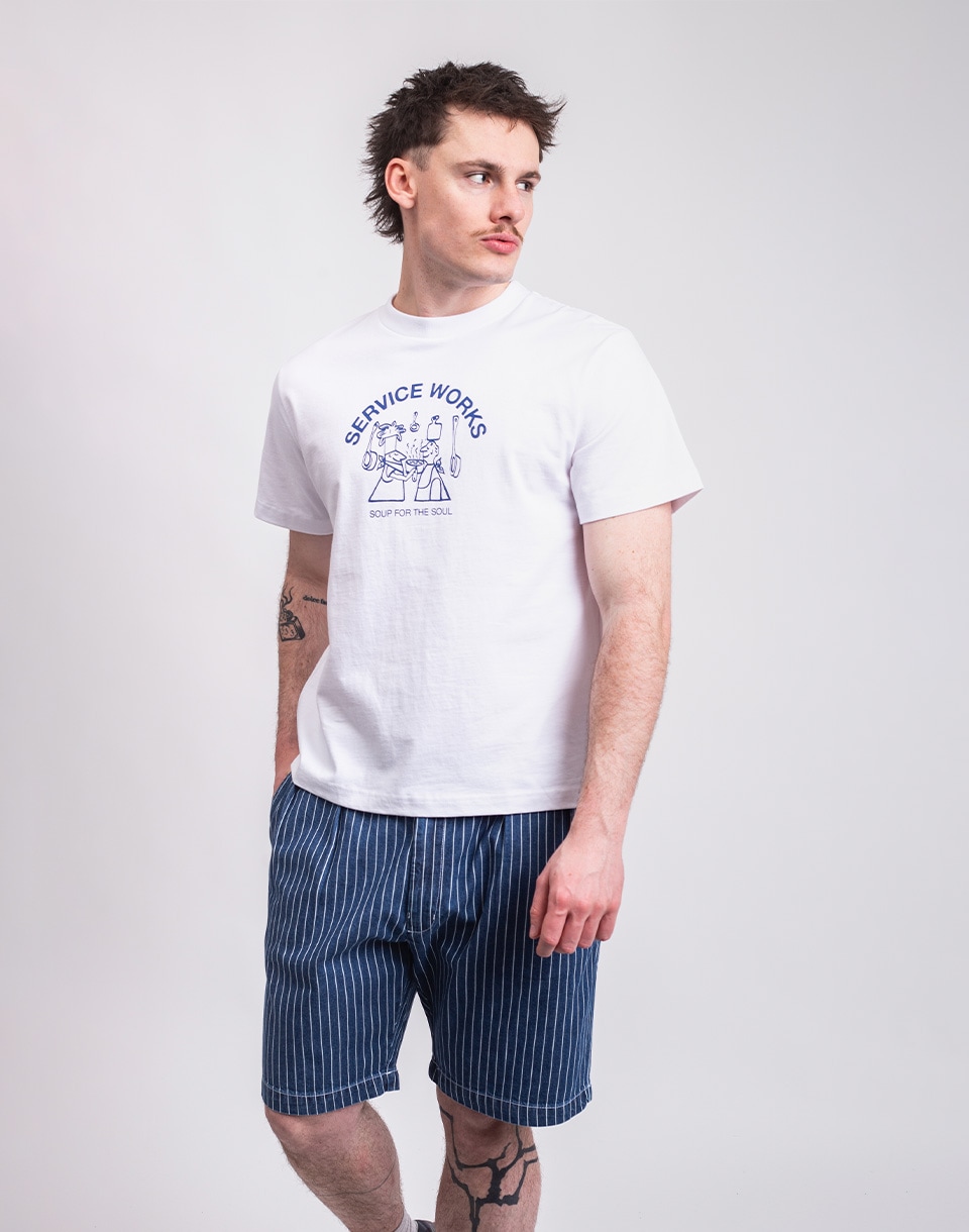 Service Works Soup For The Soul Tee WHITE S