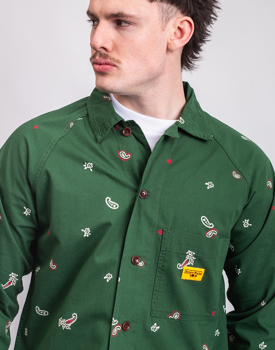 Service Works Paisley Front Of House Jacket FOREST M