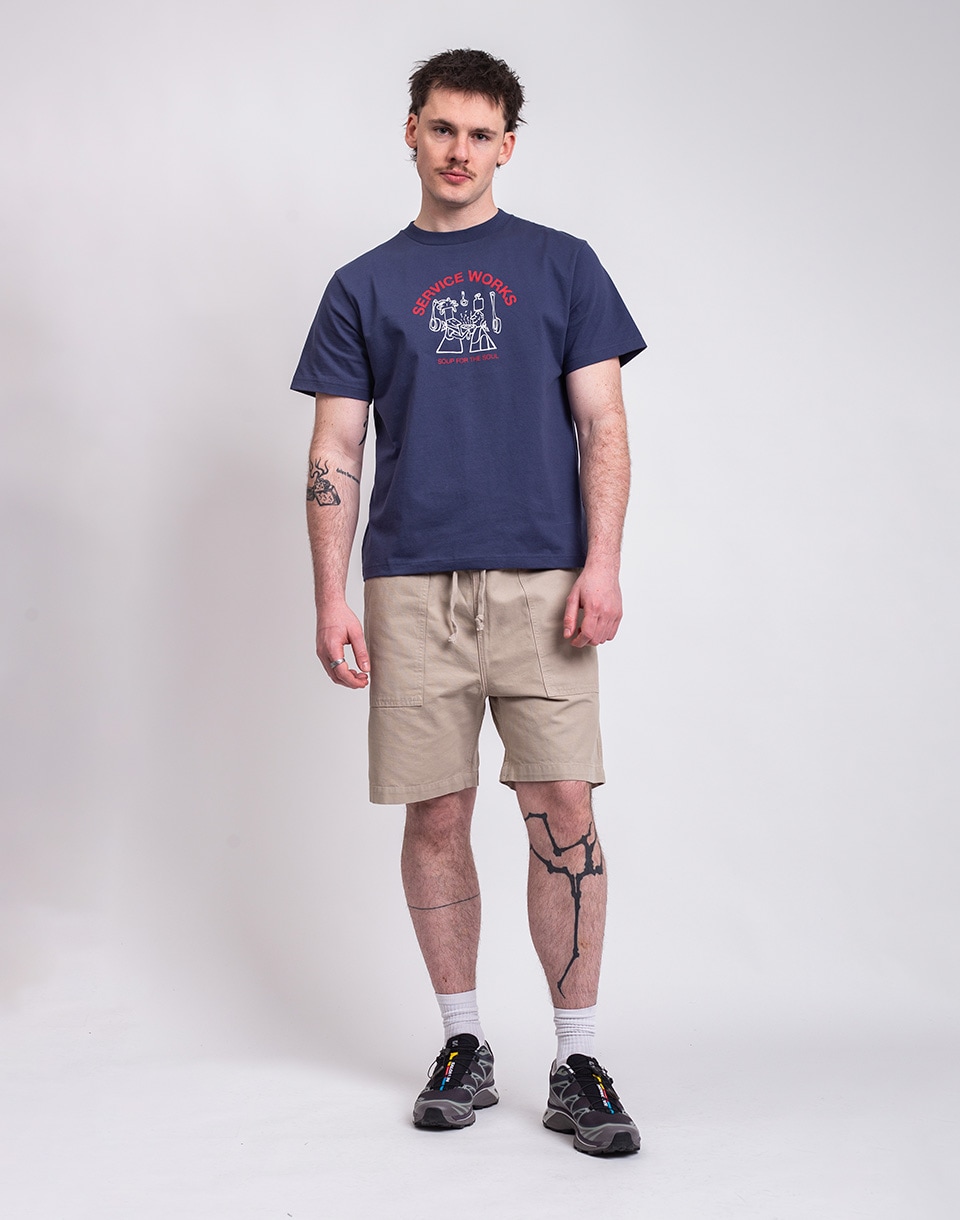 Service Works Classic Chef Shorts STONE S