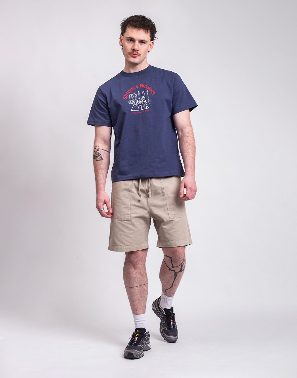 Service Works Classic Chef Shorts STONE S