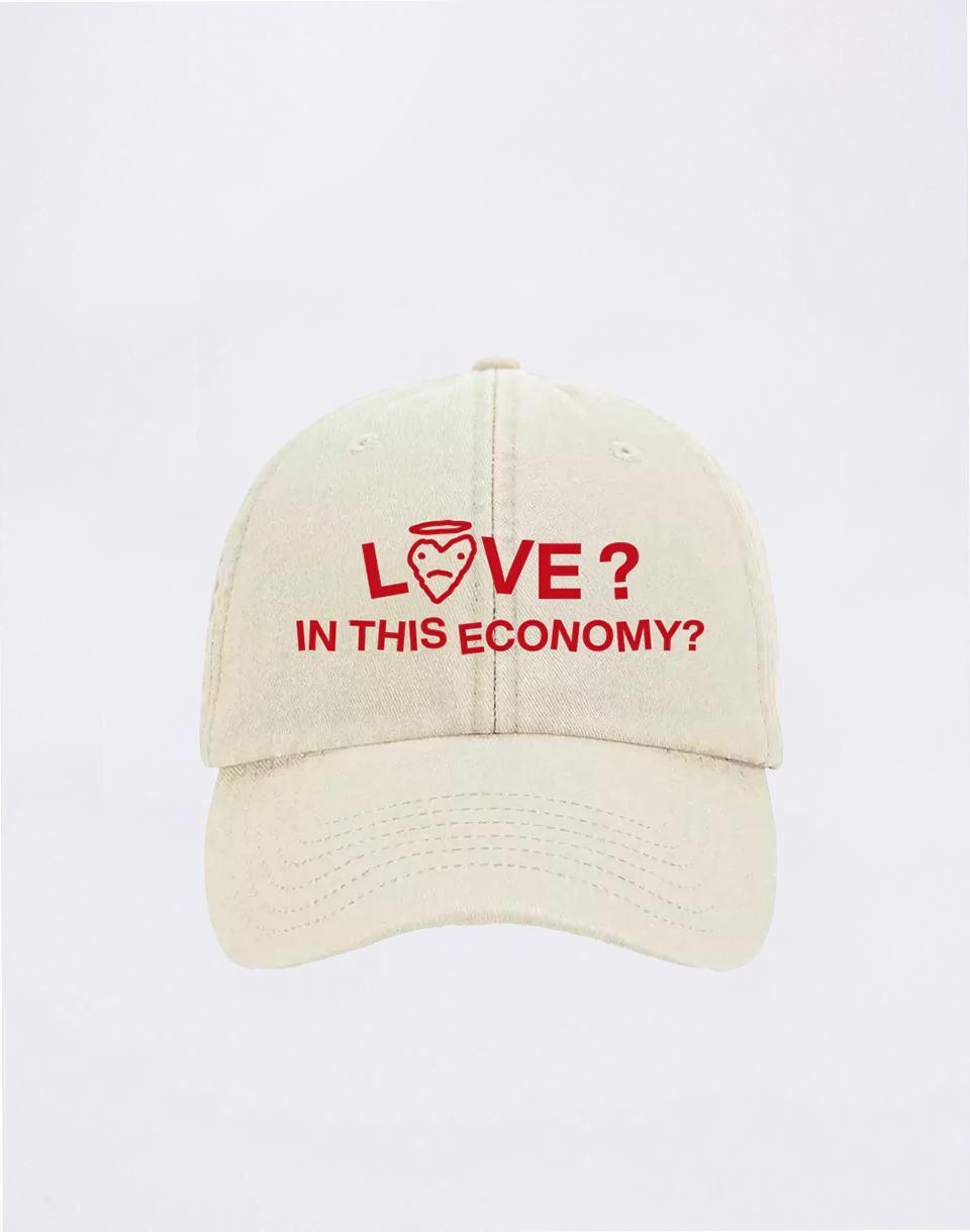 Monkey Studios Čepice Love Economy beige/red
