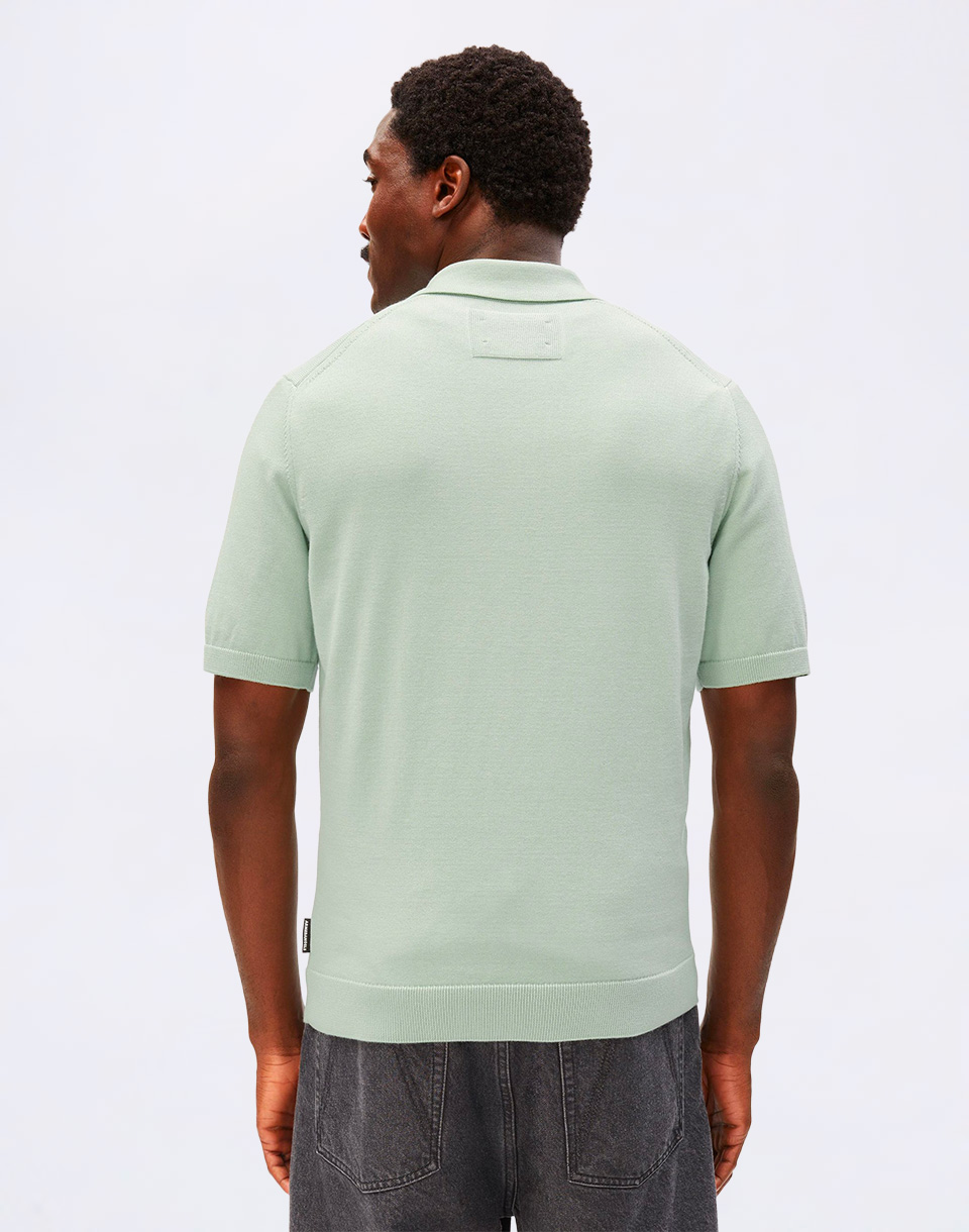 Armedangels Shortsleeve Knit Poloshirt foam M