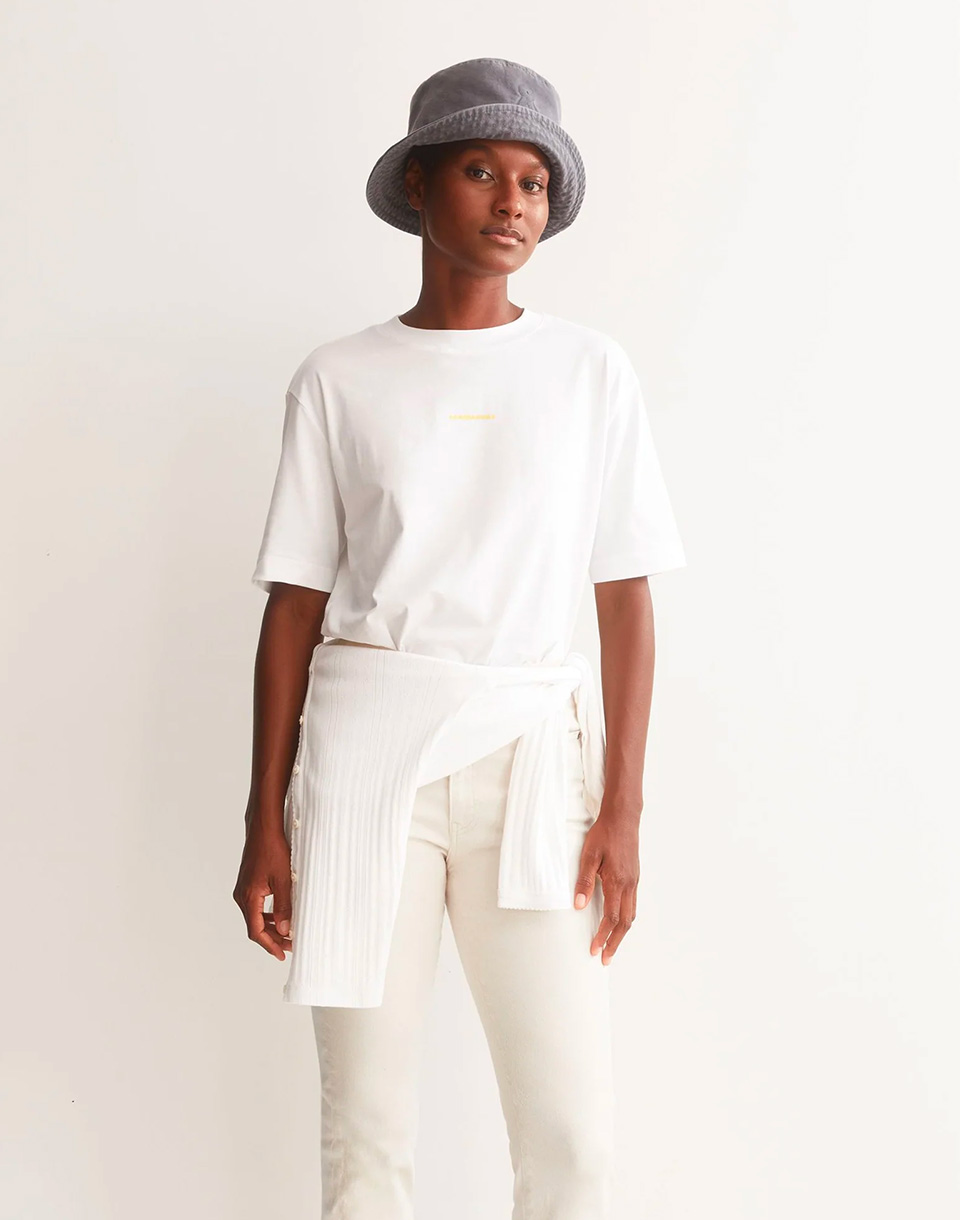 Armedangels Tarjaa 3664 white-AA yellow M