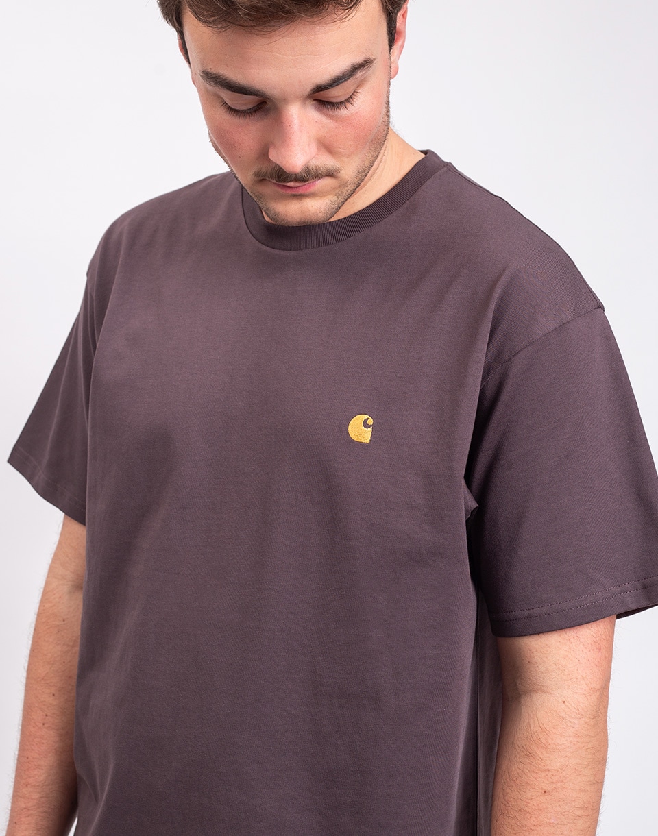 Carhartt WIP S/S Chase T-Shirt Shale/Gold M