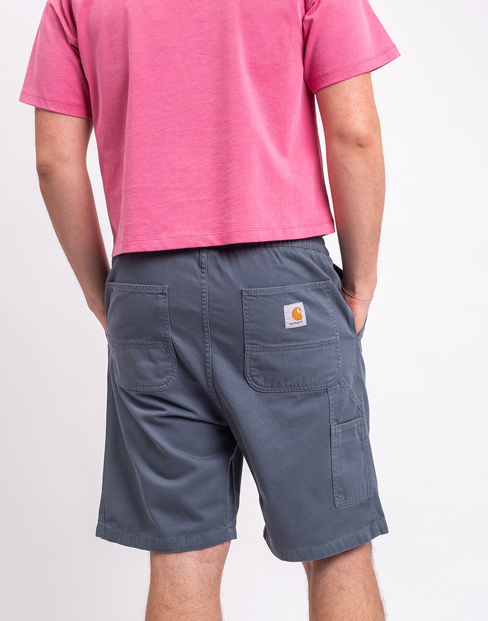 Carhartt WIP Flint Short Cozy Blue garment dyed S