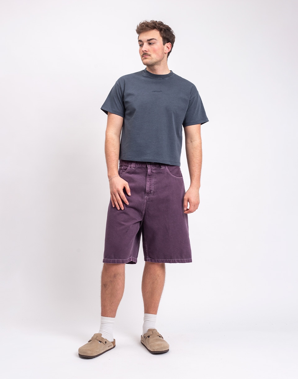 Carhartt WIP Brandon Short Cozy Purple stone dyed M