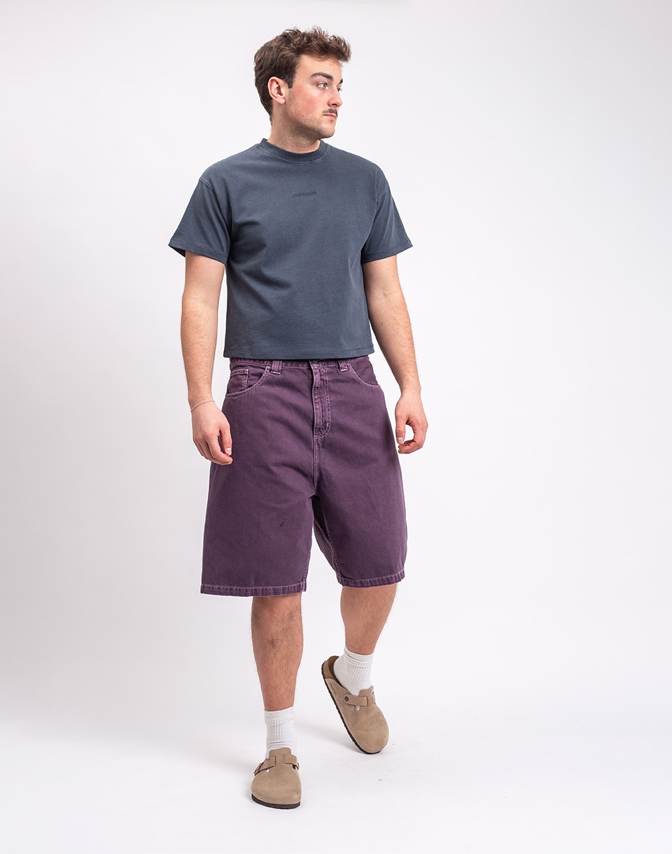 Carhartt WIP Brandon Short Cozy Purple stone dyed M