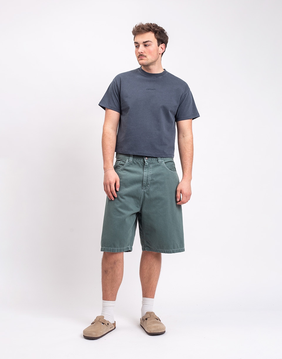 Carhartt WIP Brandon Short Velvet Green stone dyed S