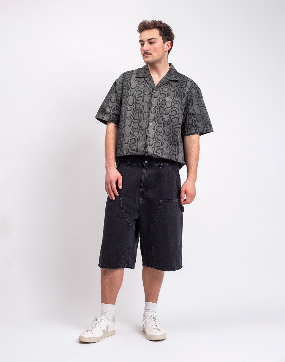 Carhartt WIP OG Double Knee Short Black stone washed M