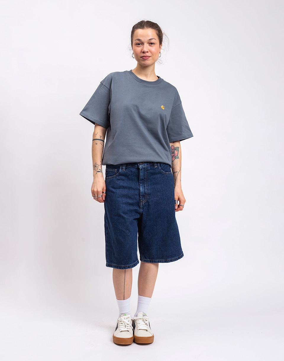 Carhartt WIP W' Brandon Short Blue stone washed M