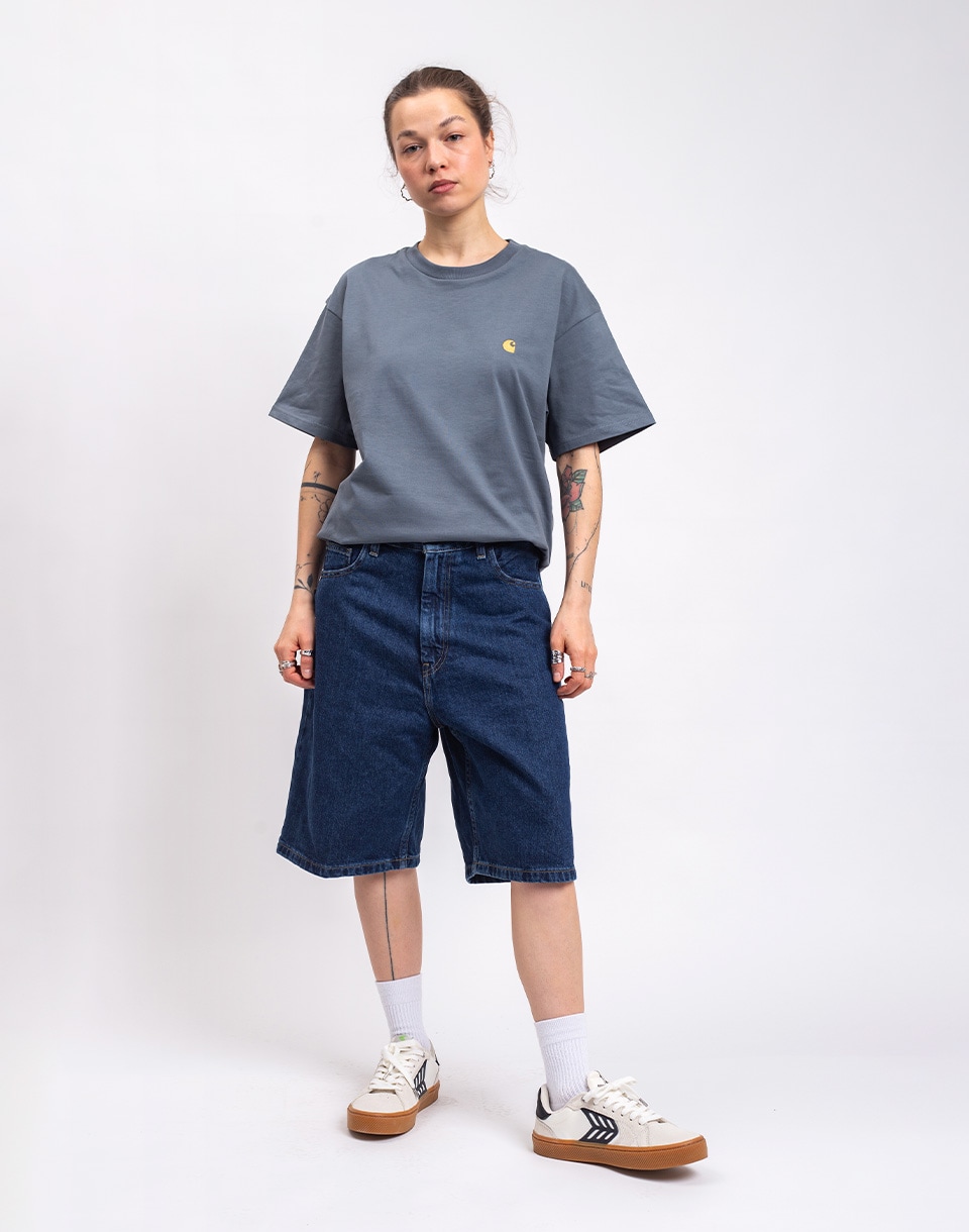 Carhartt WIP W' Brandon Short Blue stone washed M
