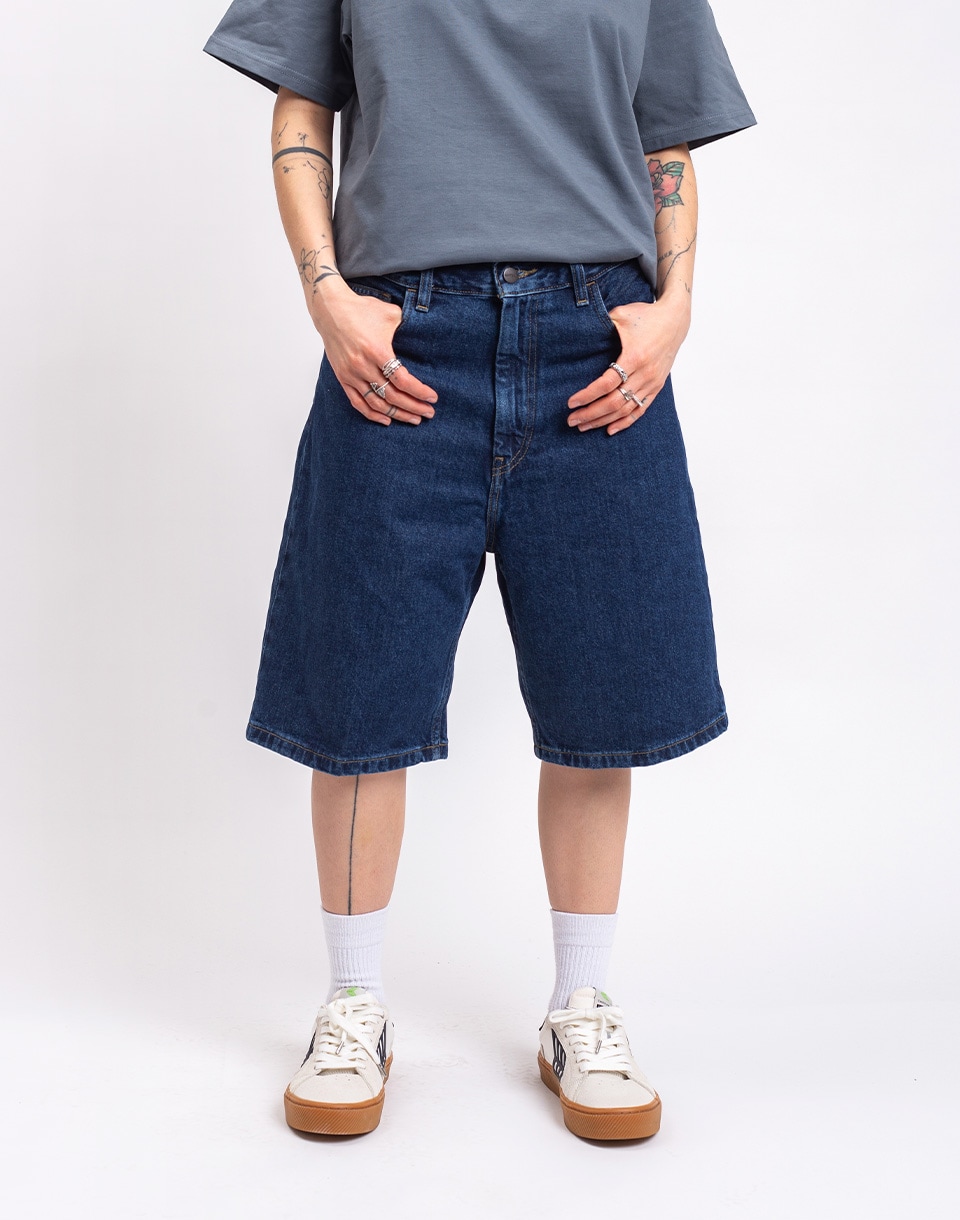 Carhartt WIP W' Brandon Short Blue stone washed M
