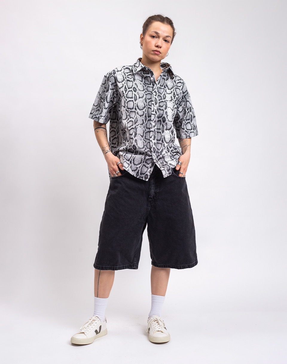 Carhartt WIP W' Brandon Short Black stone washed M