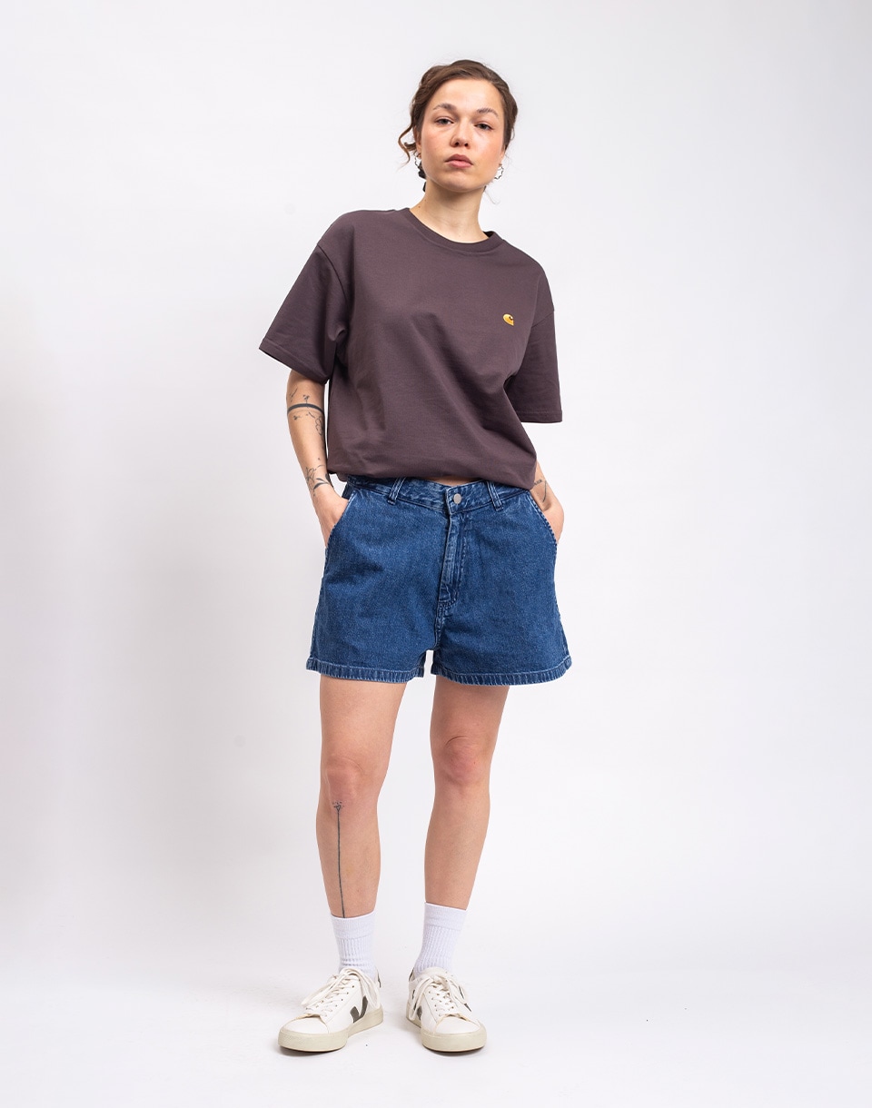 Carhartt WIP W' Lova Short Blue stone washed S