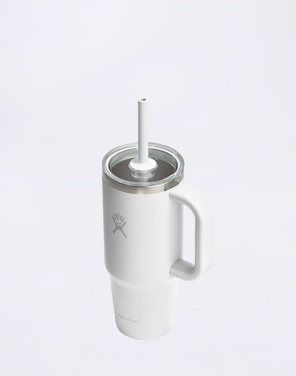 Hydro Flask Travel Tumbler (710 ml) White
