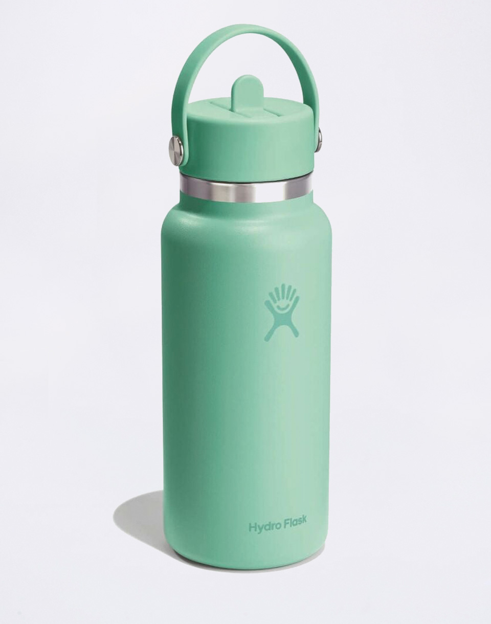 Hydro Flask Wide Mouth with Flex Straw Cap (946 ml) Mermaid Green