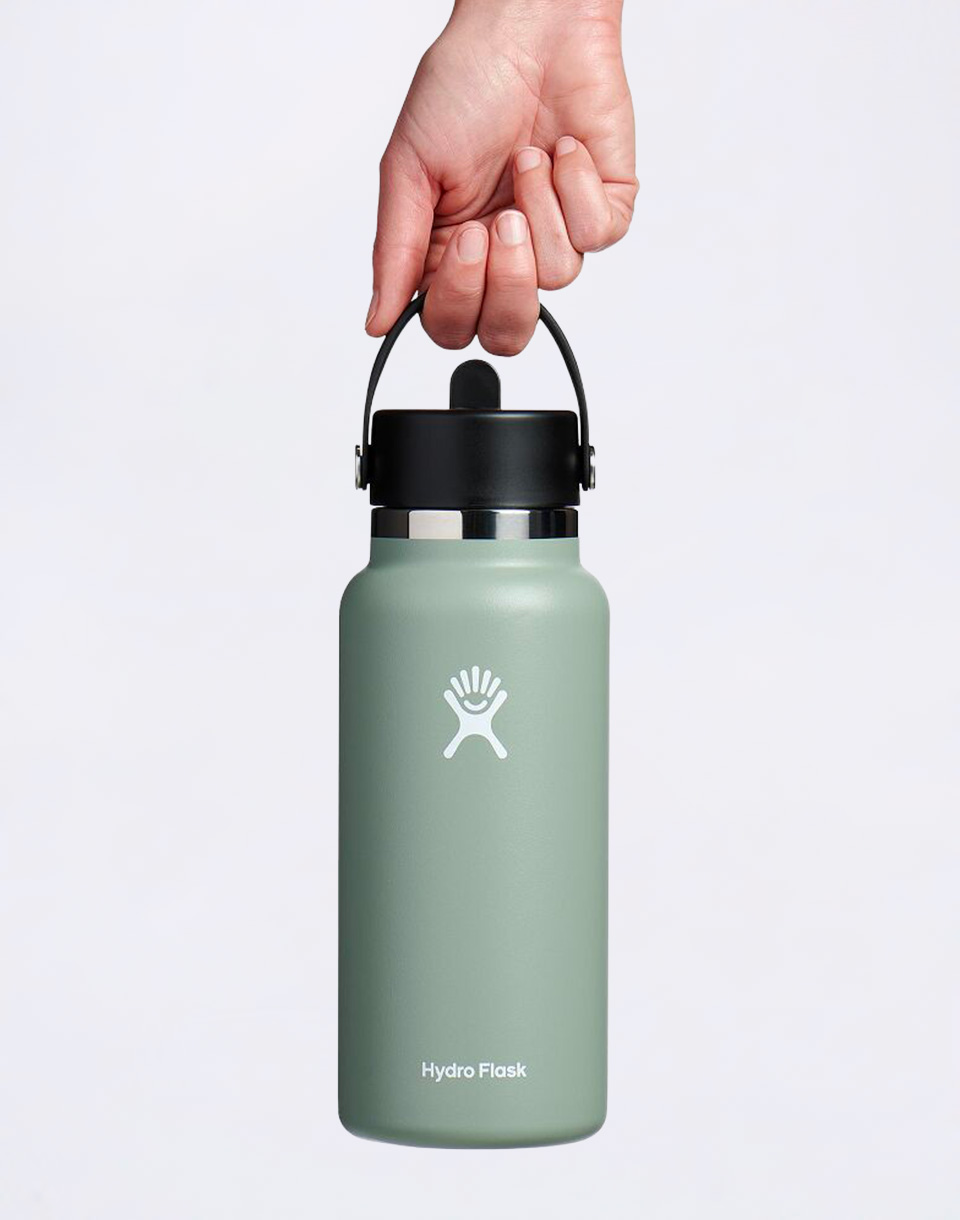 Hydro Flask Wide Mouth with Flex Straw Cap (946 ml) Agave