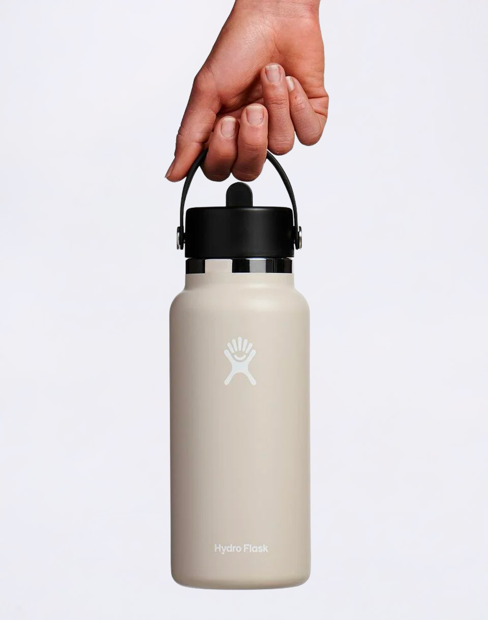 Hydro Flask Wide Mouth with Flex Straw Cap (946 ml) Oat