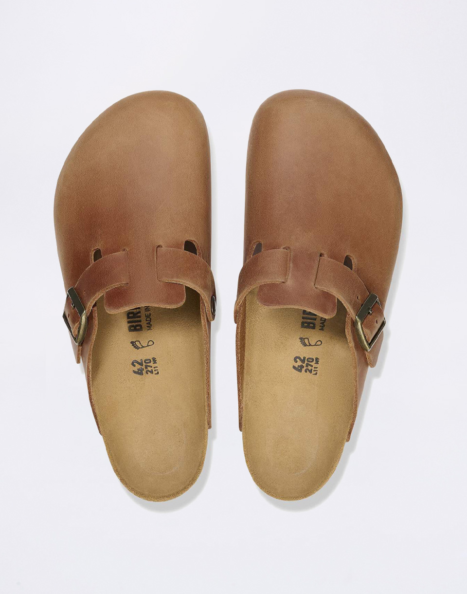 Birkenstock Boston Oiled Leather Cognac 39