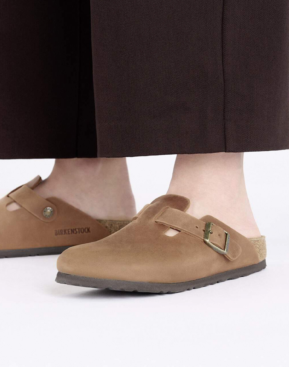 Birkenstock Boston Oiled Leather Cognac 39