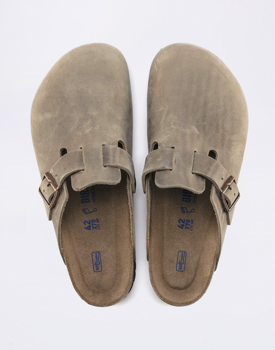 Birkenstock Boston Soft Footbed Oiled Leather Tabacco Brown 41