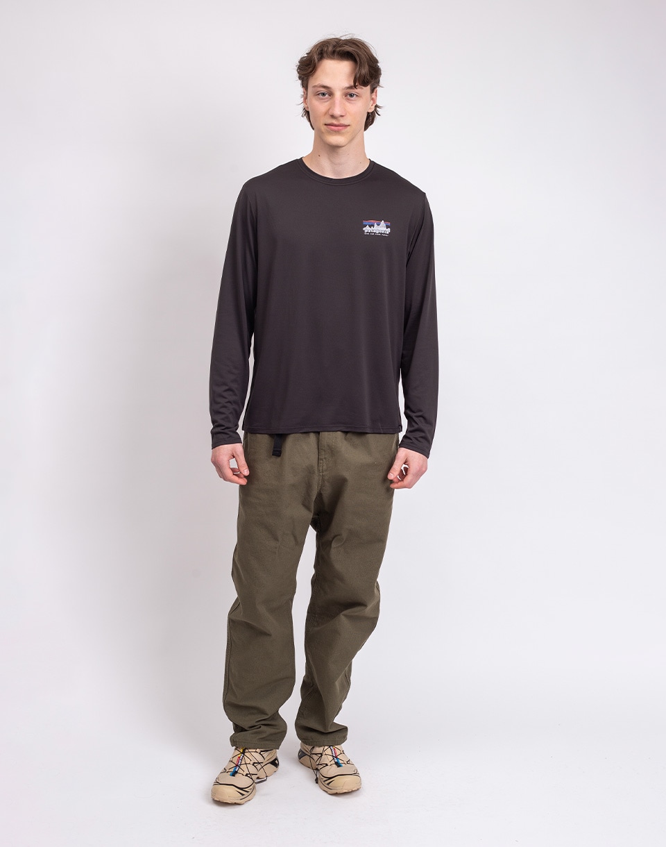 Patagonia M's L/S Capilene® Cool Daily Shirt - '73 Skyline Black S