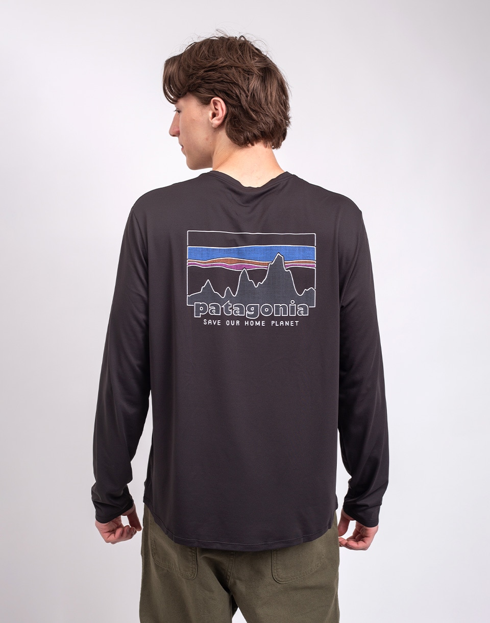 Patagonia M's L/S Capilene® Cool Daily Shirt - '73 Skyline Black S