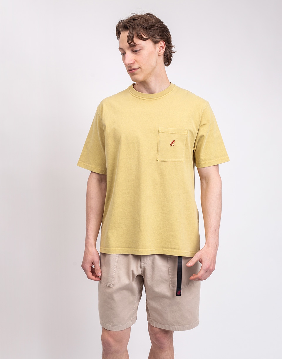 Gramicci One Point Tee Pigment Dyed SULPH PIG M