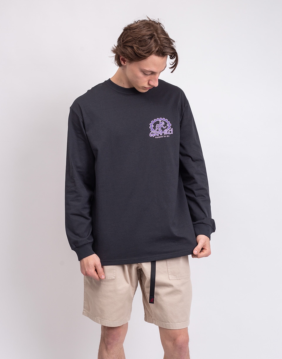 Gramicci Equipped For Dirt L/S Tee VINTAGE BLACK L
