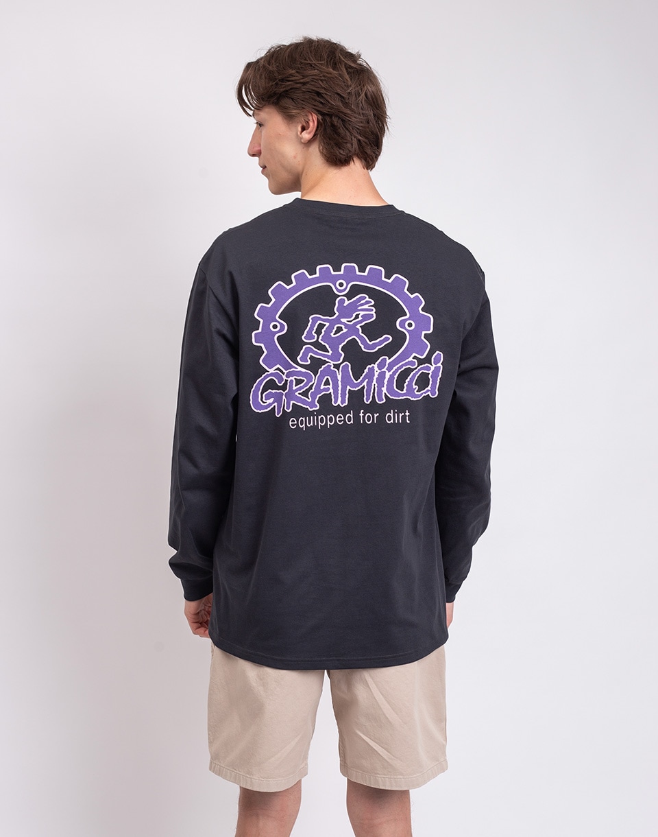 Gramicci Equipped For Dirt L/S Tee VINTAGE BLACK L
