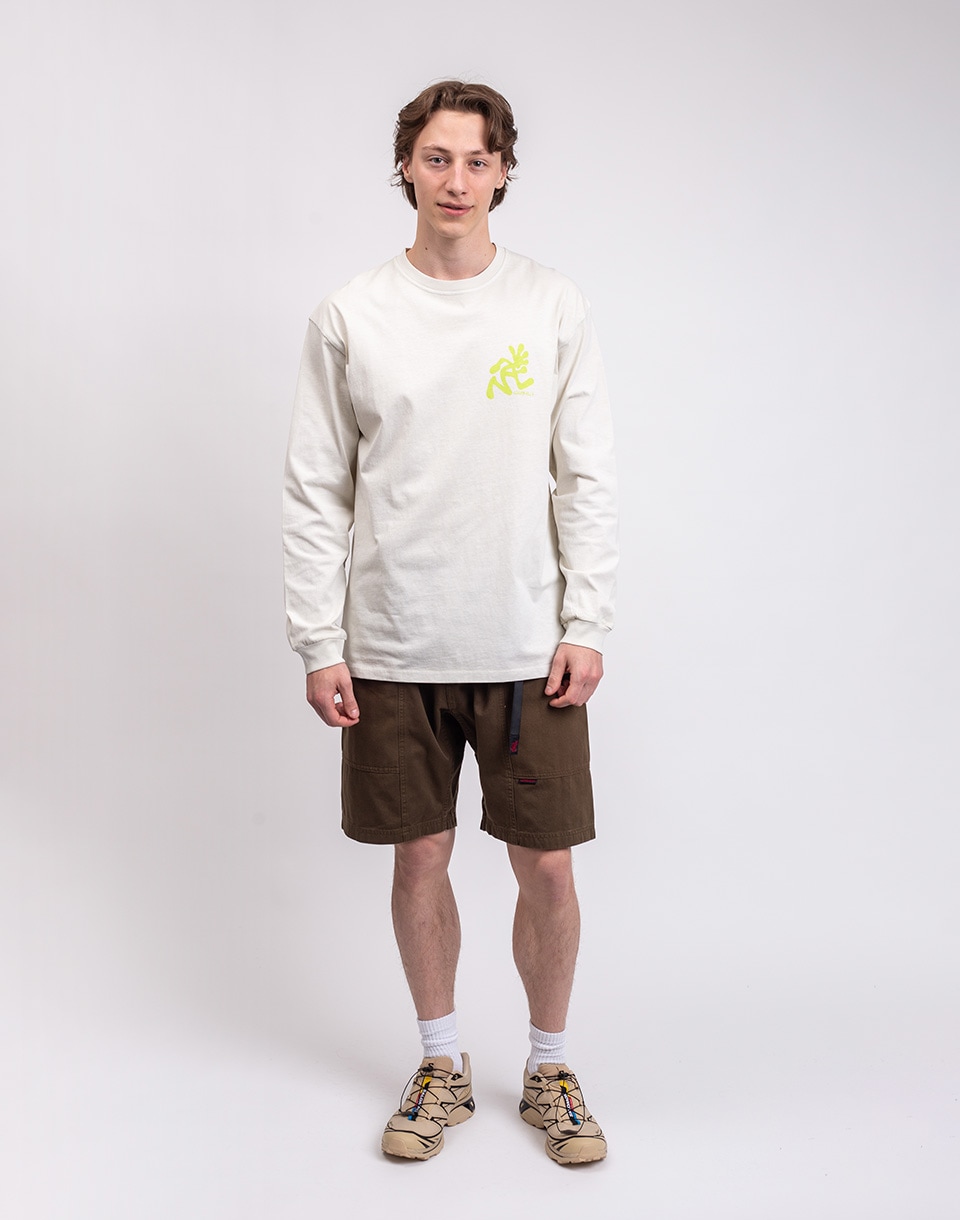 Gramicci Running Man L/S Tee Pigment Dyed NATURAL PIGMENT M