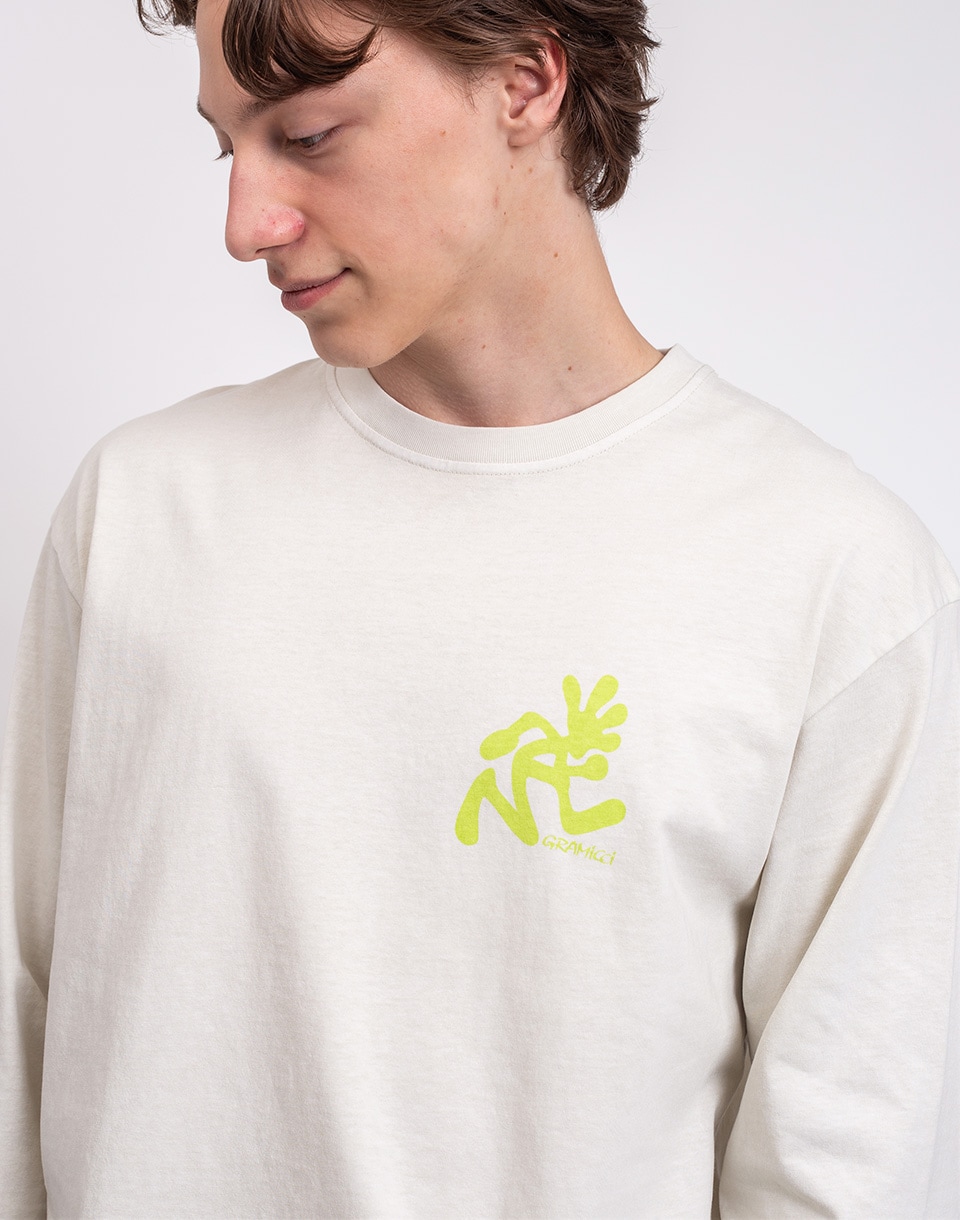 Gramicci Running Man L/S Tee Pigment Dyed NATURAL PIGMENT M