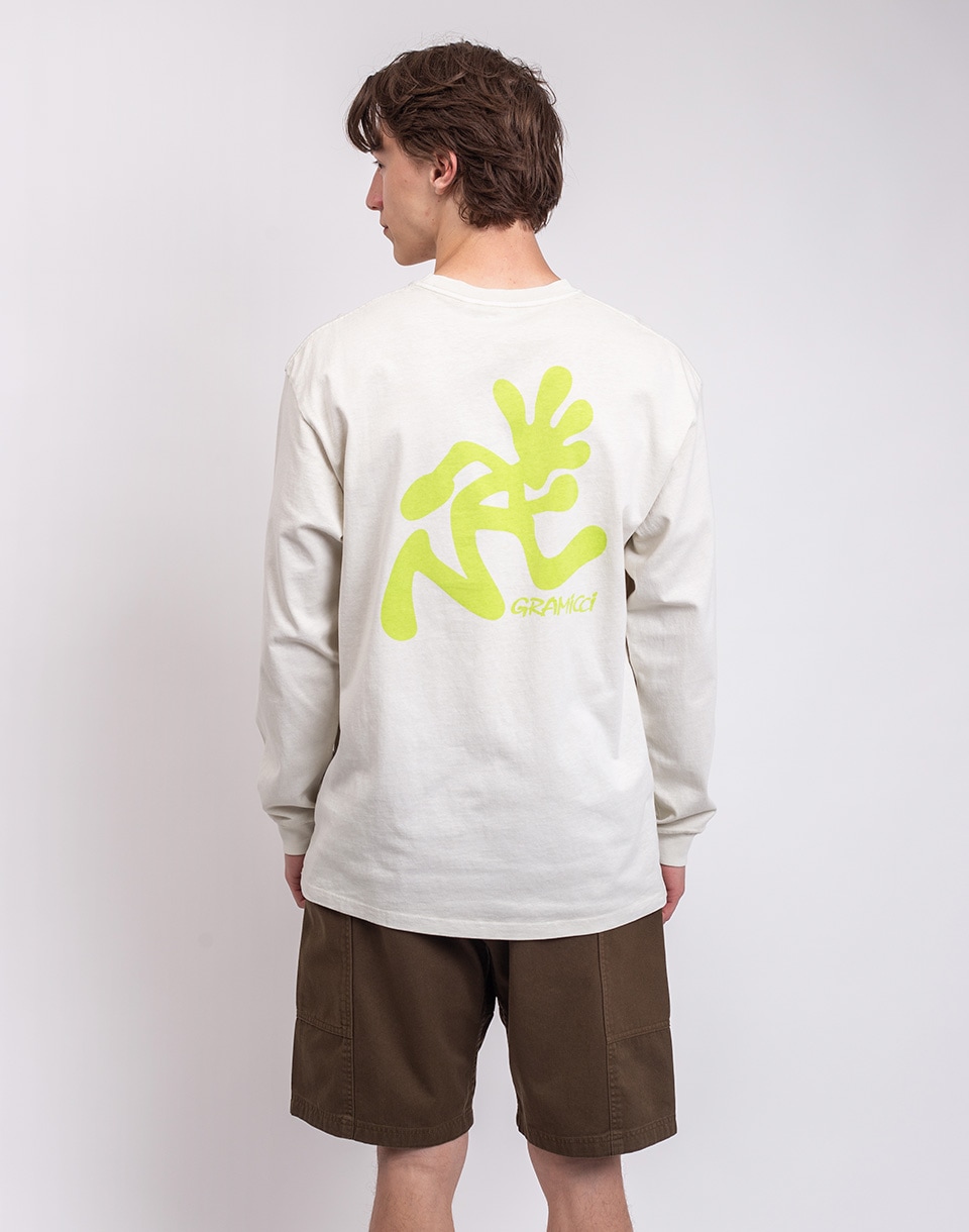 Gramicci Running Man L/S Tee Pigment Dyed NATURAL PIGMENT M