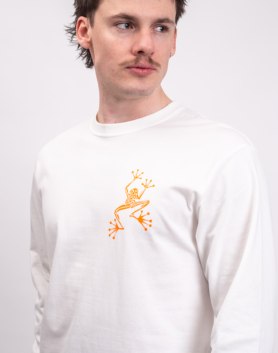 Gramicci Sticky Hands L/S Tee WHITE M
